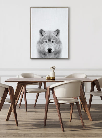 Sylvie Wolf Framed Canvas by Simon Te Tai by kateandlaurel - product image 4 for Resin Society