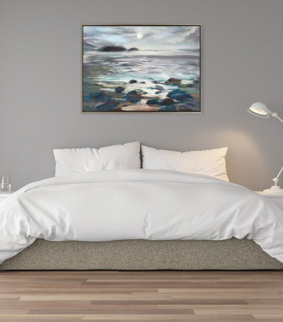 Sylvie Moonlight Becomes You Framed Canvas by Nel Whatmore