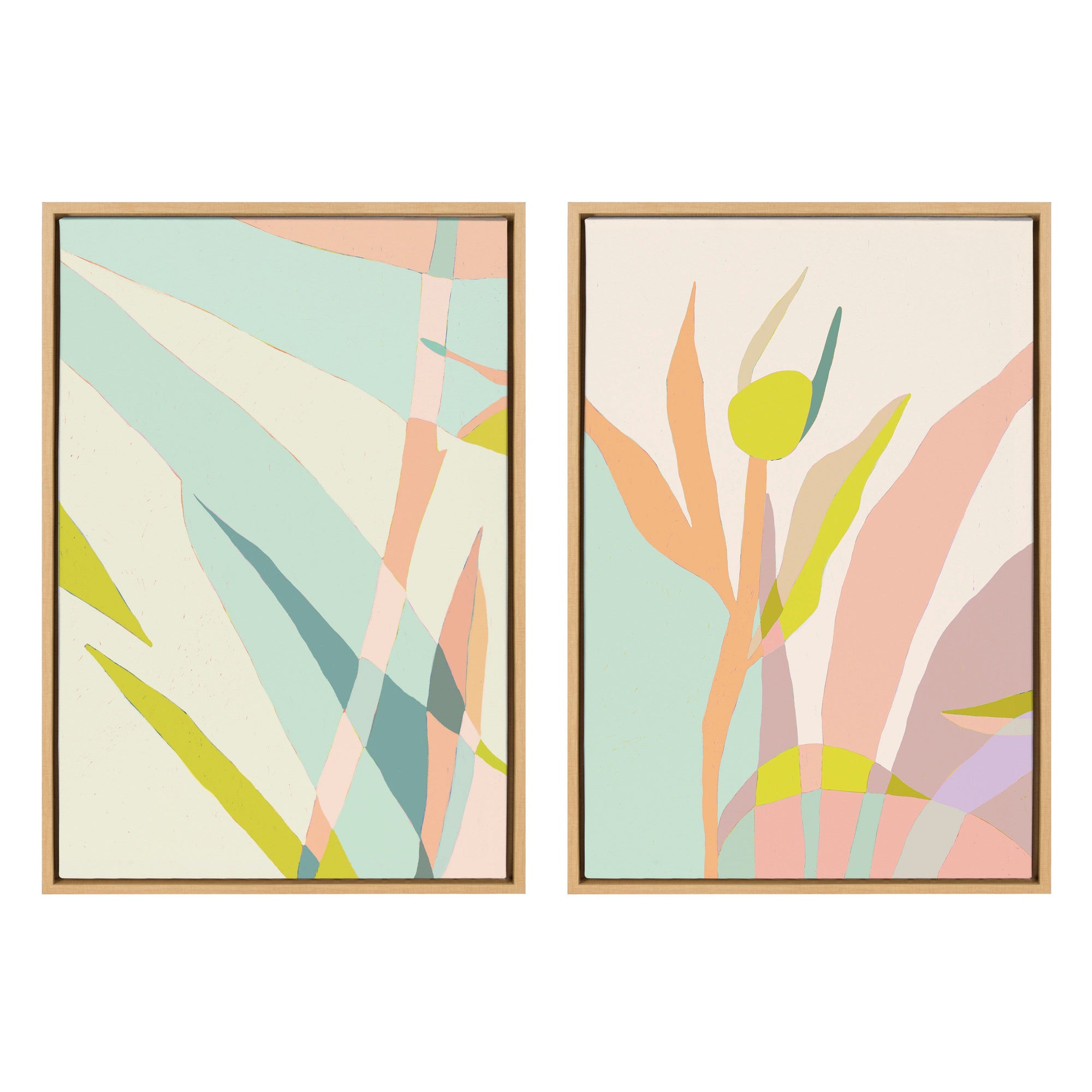 Sylvie Delight in the Moment 3 and 4 Framed Canvas by kateandlaurel - product image 7 for Resin Society