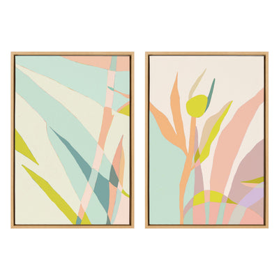 Sylvie Delight in the Moment 3 and 4 Framed Canvas by kateandlaurel - product image 7 for Resin Society
