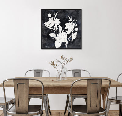 Sylvie Beaded Wildflowers Framed Canvas by Mackenzie Nelson
