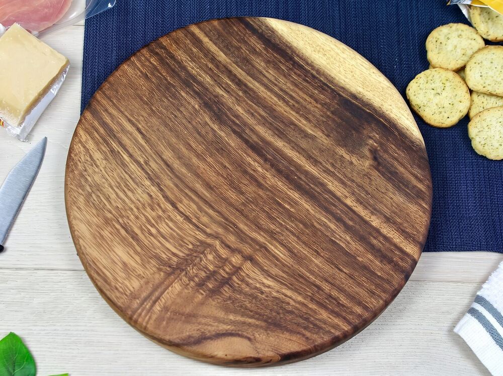 Small Round Charcuterie Board by Tuckahoe Hardwoods