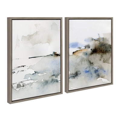 Sylvie Close Your Eyes and Remember 1 Framed Canvas by kateandlaurel - product image 2 for Resin Society