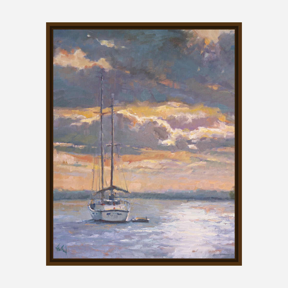 Safe Harbor Artist Enhanced Canvas Print by John Beard Collection - product image 7 for Resin Society