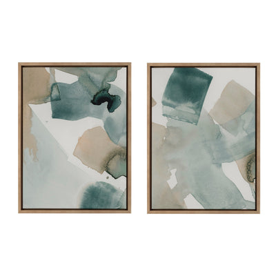 Sylvie Color Exploration I and II Framed Canvas Art Set by Amy Lighthall