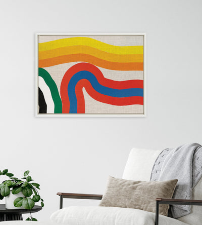 Sylvie It Depends on What You See Framed Canvas by Amber Vittoria