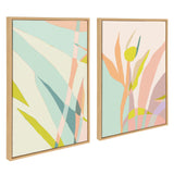 Sylvie Delight in the Moment 3 and 4 Framed Canvas by kateandlaurel - product image 2 for Resin Society