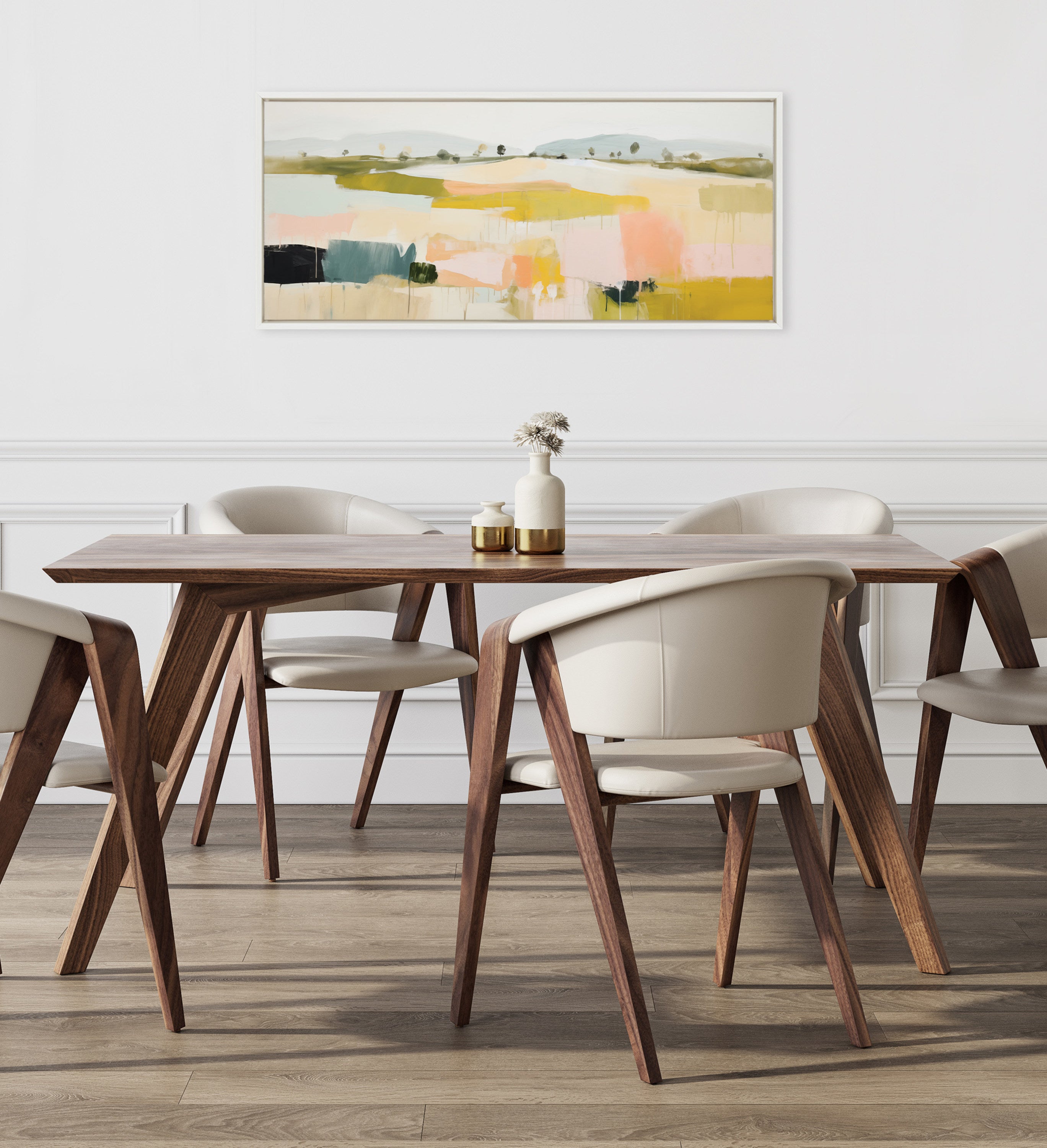 Sylvie Quaint Vista I Framed Canvas by Amy Lighthall