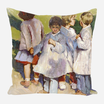 Schoolyard Pillow by John Beard Collection - main product image for Resin Society