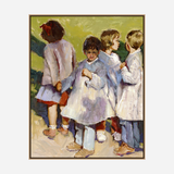Schoolyard Artist Enhanced Canvas Print by John Beard Collection - product image 8 for Resin Society