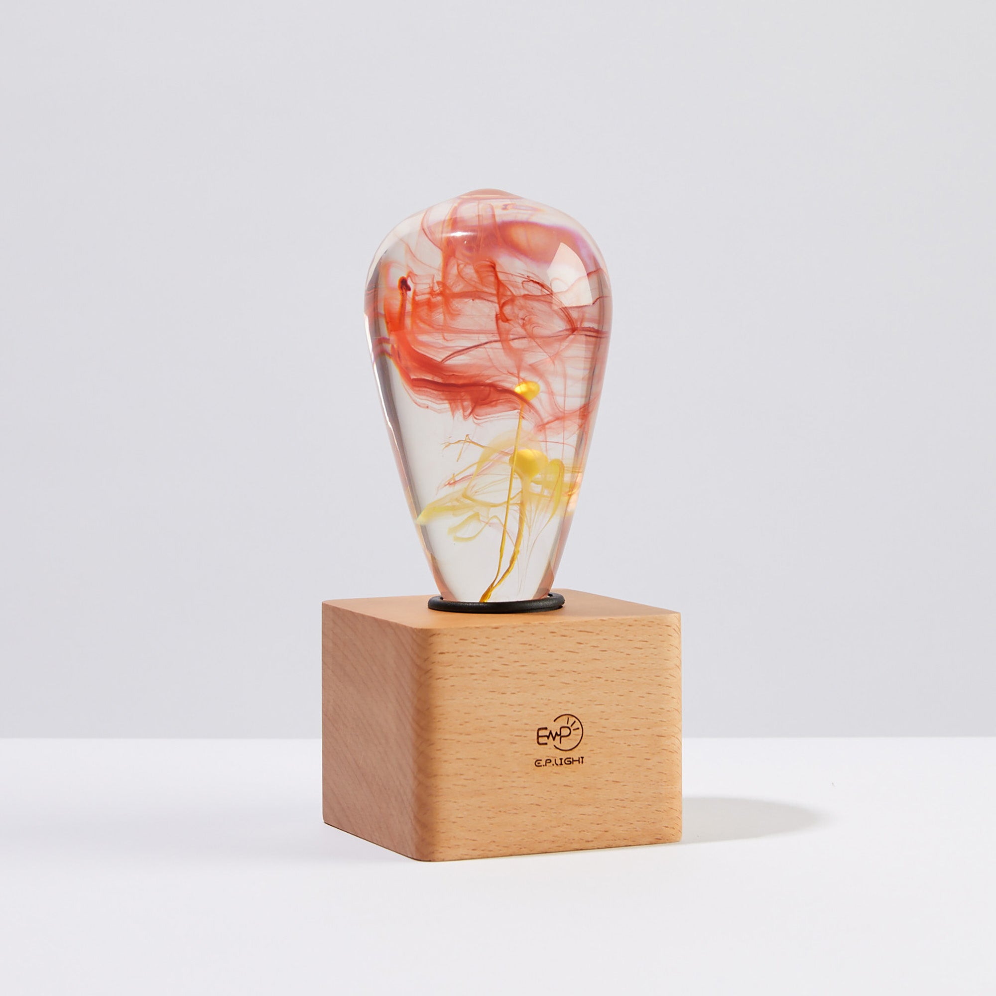 Table Lamp – Solar Corona Resin LED Bulb