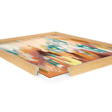 Blake Brushstroke 133 Framed Printed Glass by kateandlaurel - product image 9 for Resin Society