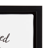 Sylvie Love and a Rottweiler Watercolor Framed Canvas, Black 11x14 by kateandlaurel - product image 3 for Resin Society