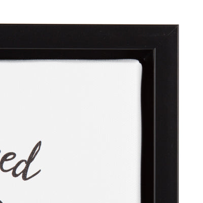 Sylvie Love and a Rottweiler Watercolor Framed Canvas, Black 11x14 by kateandlaurel - product image 3 for Resin Society