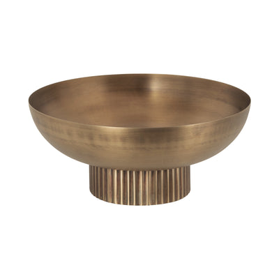 Rooks Ribbed Metal Bowl