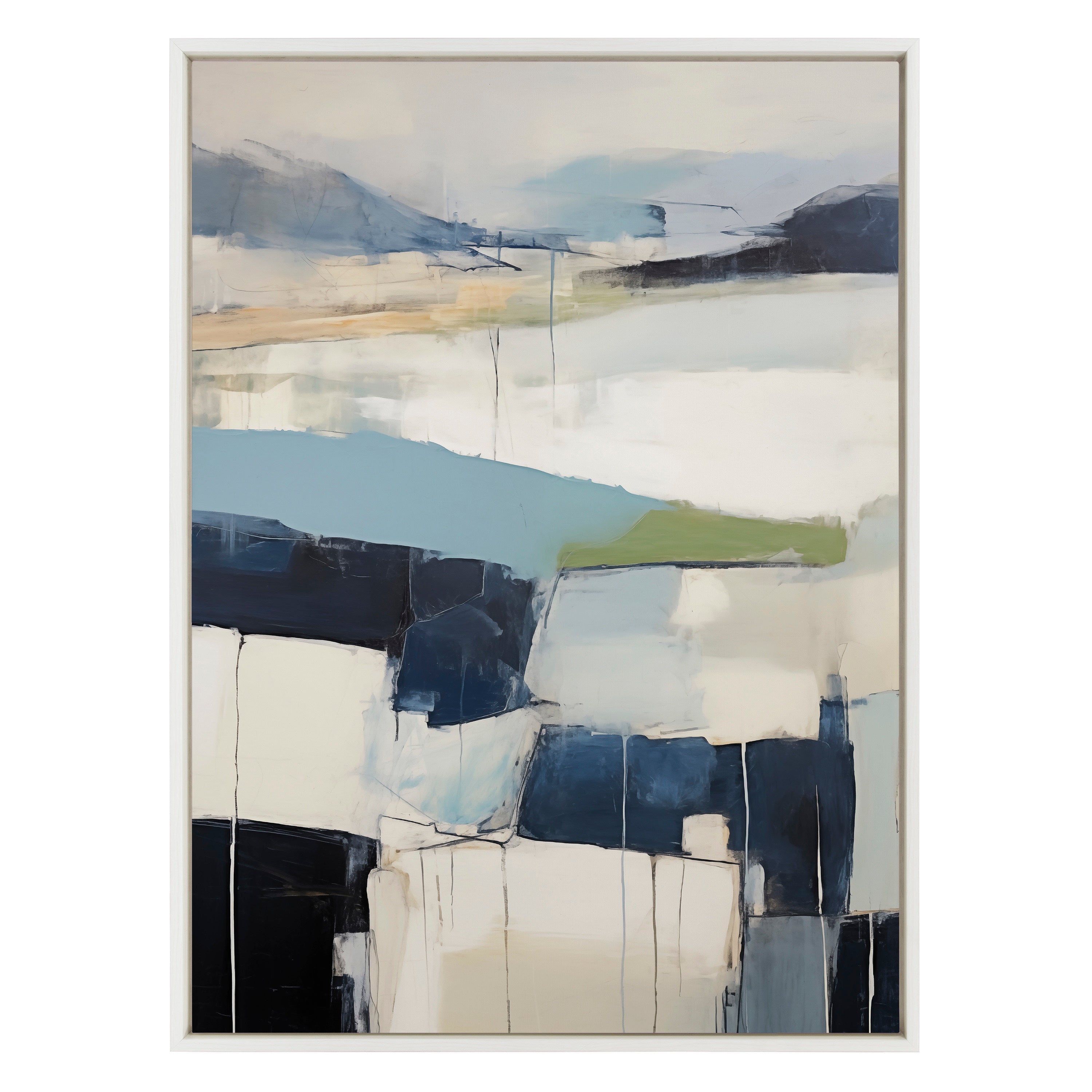 Sylvie Skyline I Framed Canvas by Amy Lighthall