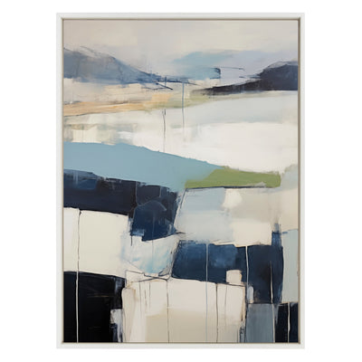 Sylvie Skyline I Framed Canvas by Amy Lighthall