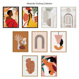 Sylvie Sahara Gray Framed Canvas by kateandlaurel - product image 8 for Resin Society