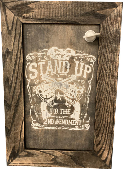 Stand Up for the 2nd Amendment Hidden Gun Storage Firearm Concealment by Bellewood Designs - product image 3 for Resin Society