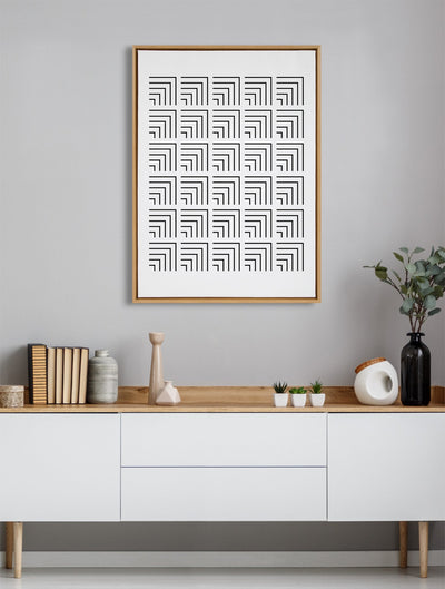 Sylvie Corners Framed Canvas by kateandlaurel - product image 7 for Resin Society