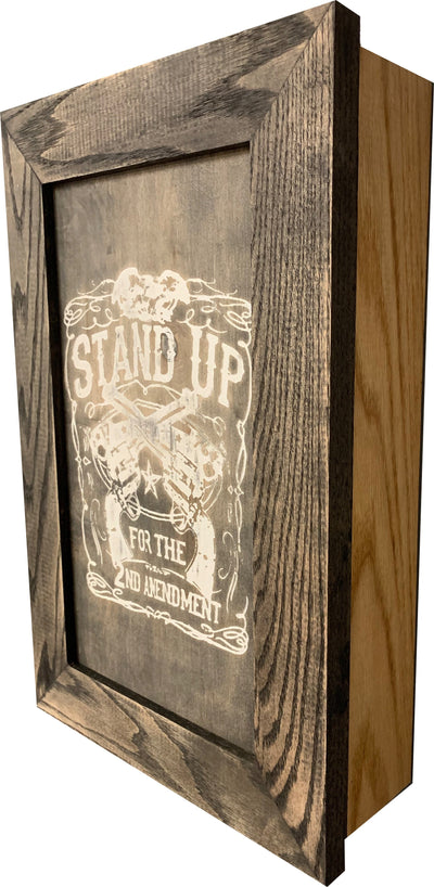 Stand Up for the 2nd Amendment Hidden Gun Storage Firearm Concealment by Bellewood Designs - product image 5 for Resin Society