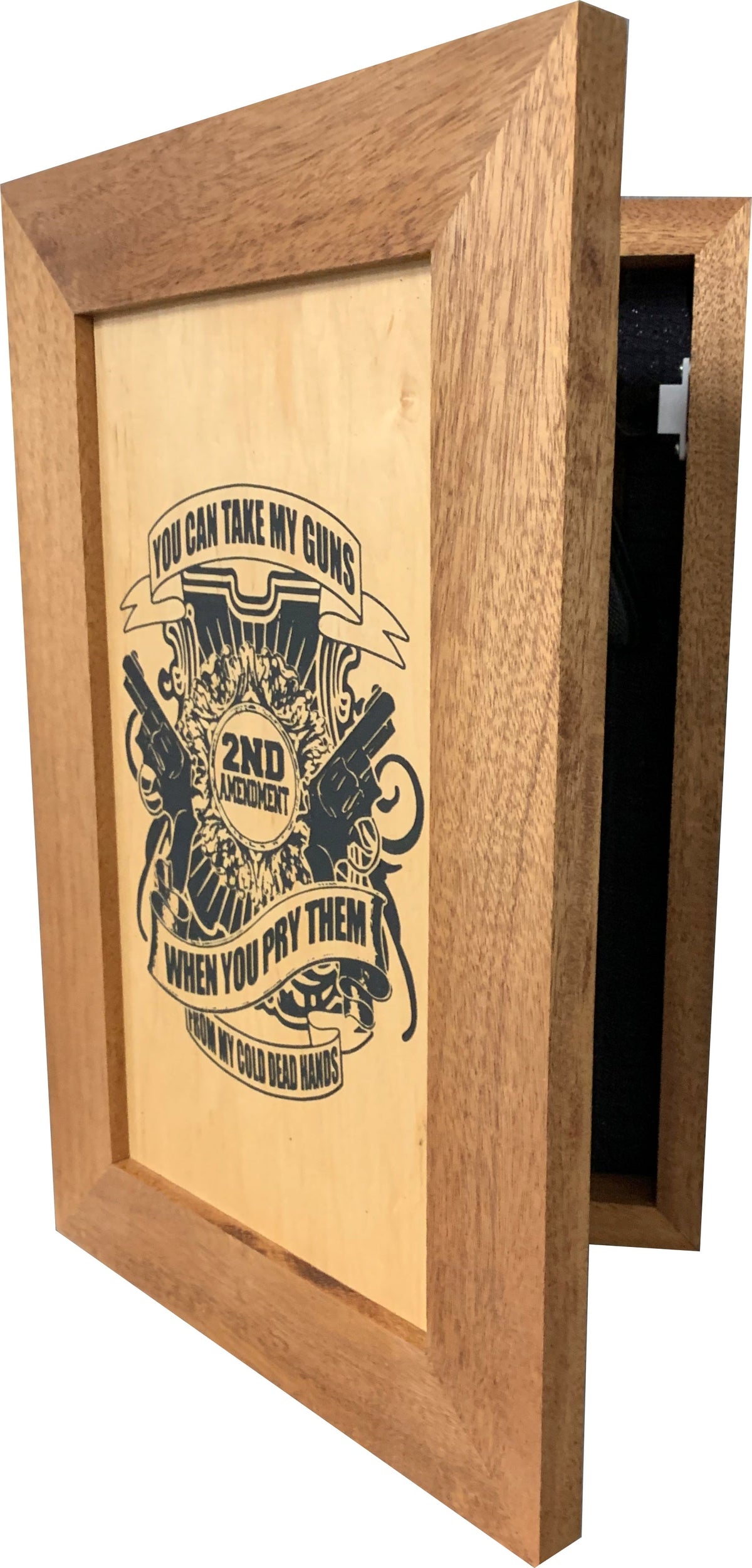 2nd Amendment Take My Guns Hidden Gun Storage Firearm Concealment Wall by Bellewood Designs - product image 4 for Resin Society