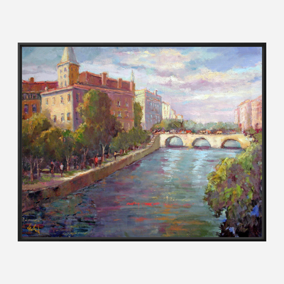 Seine River at Dusk by John Beard Collection - product image 5 for Resin Society