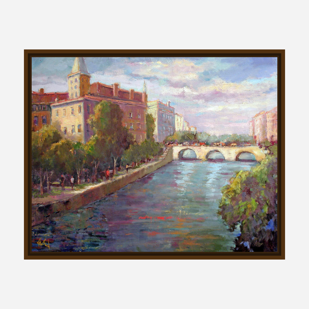Seine River at Dusk by John Beard Collection - product image 7 for Resin Society