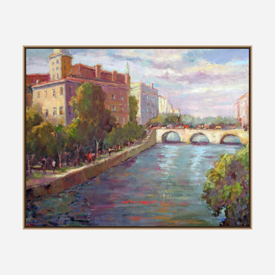Seine River at Dusk by John Beard Collection - product image 8 for Resin Society