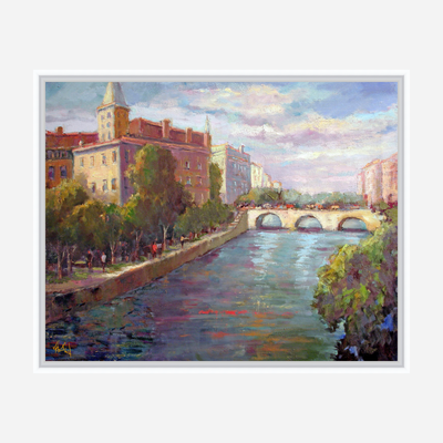 Seine River at Dusk by John Beard Collection - product image 6 for Resin Society