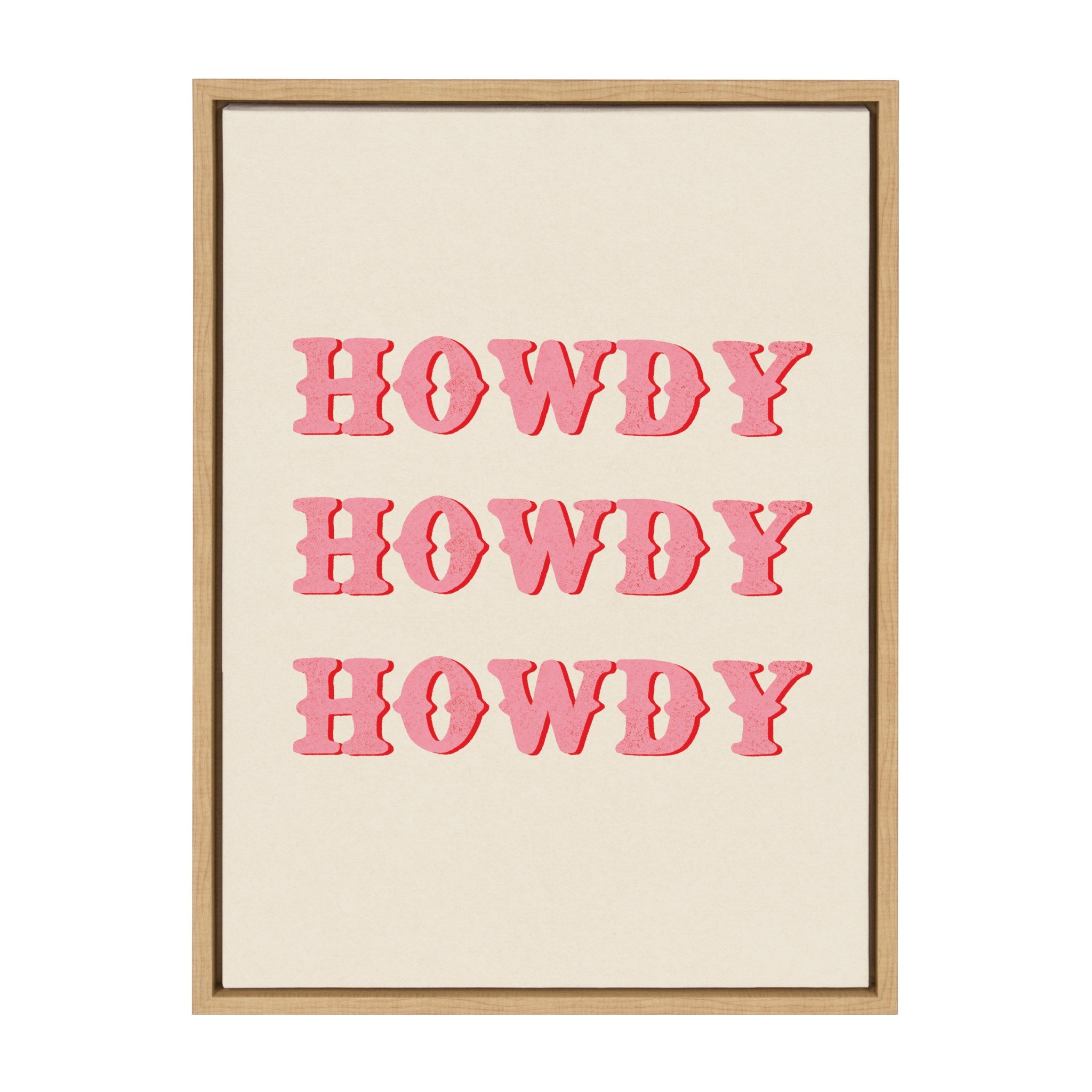 Sylvie Howdy Framed Canvas by Tània García