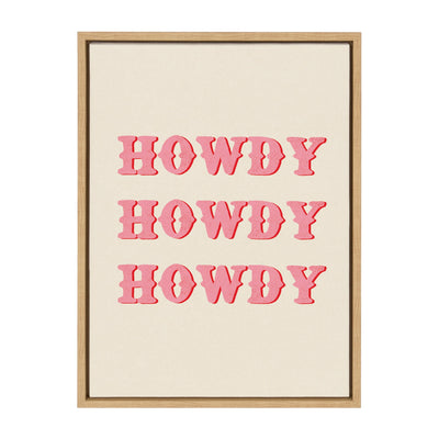 Sylvie Howdy Framed Canvas by Tània García