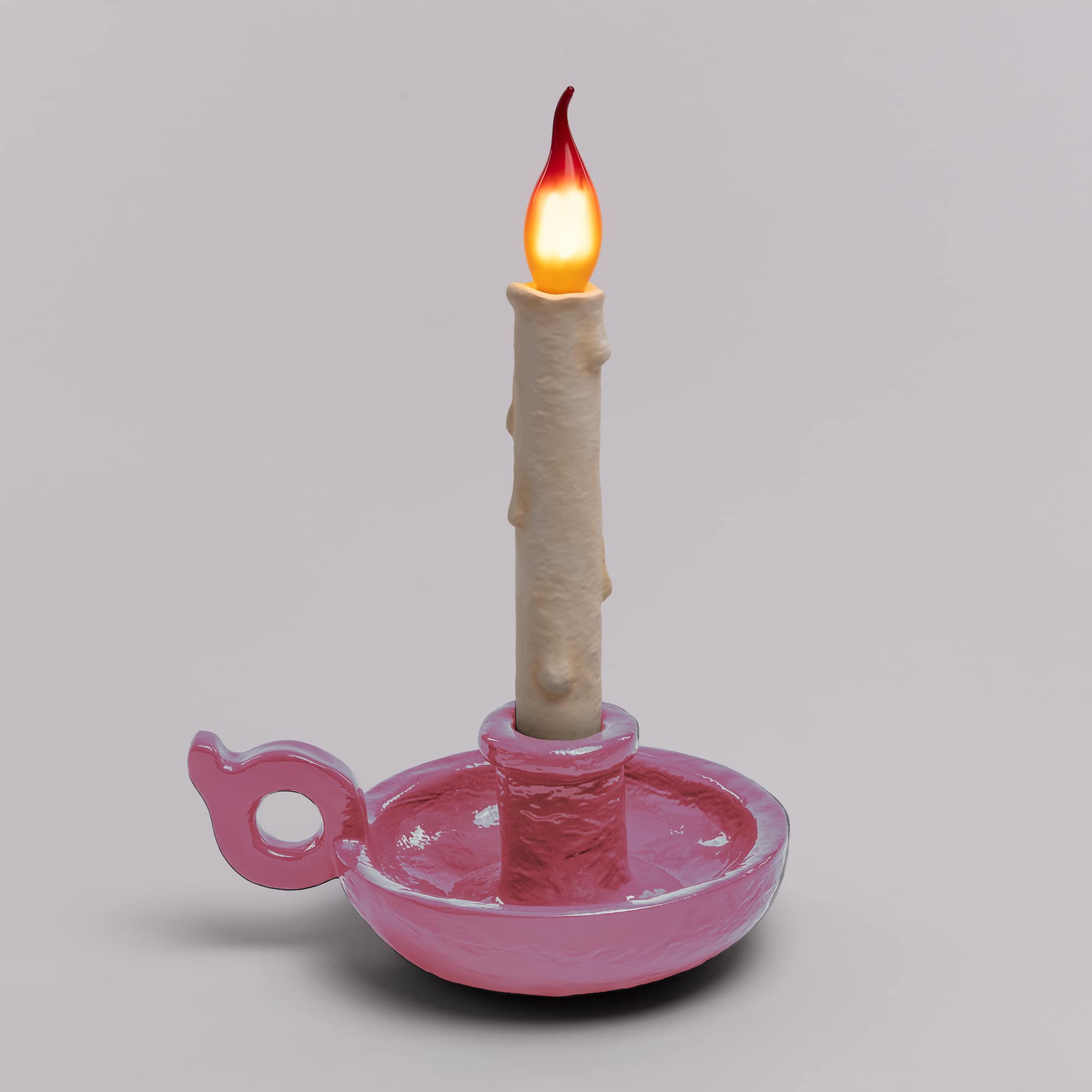 Bugia Lamp Light Pink detail image - Resin Society