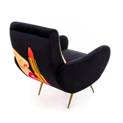 Armchair Tongue Black detail image - Resin Society