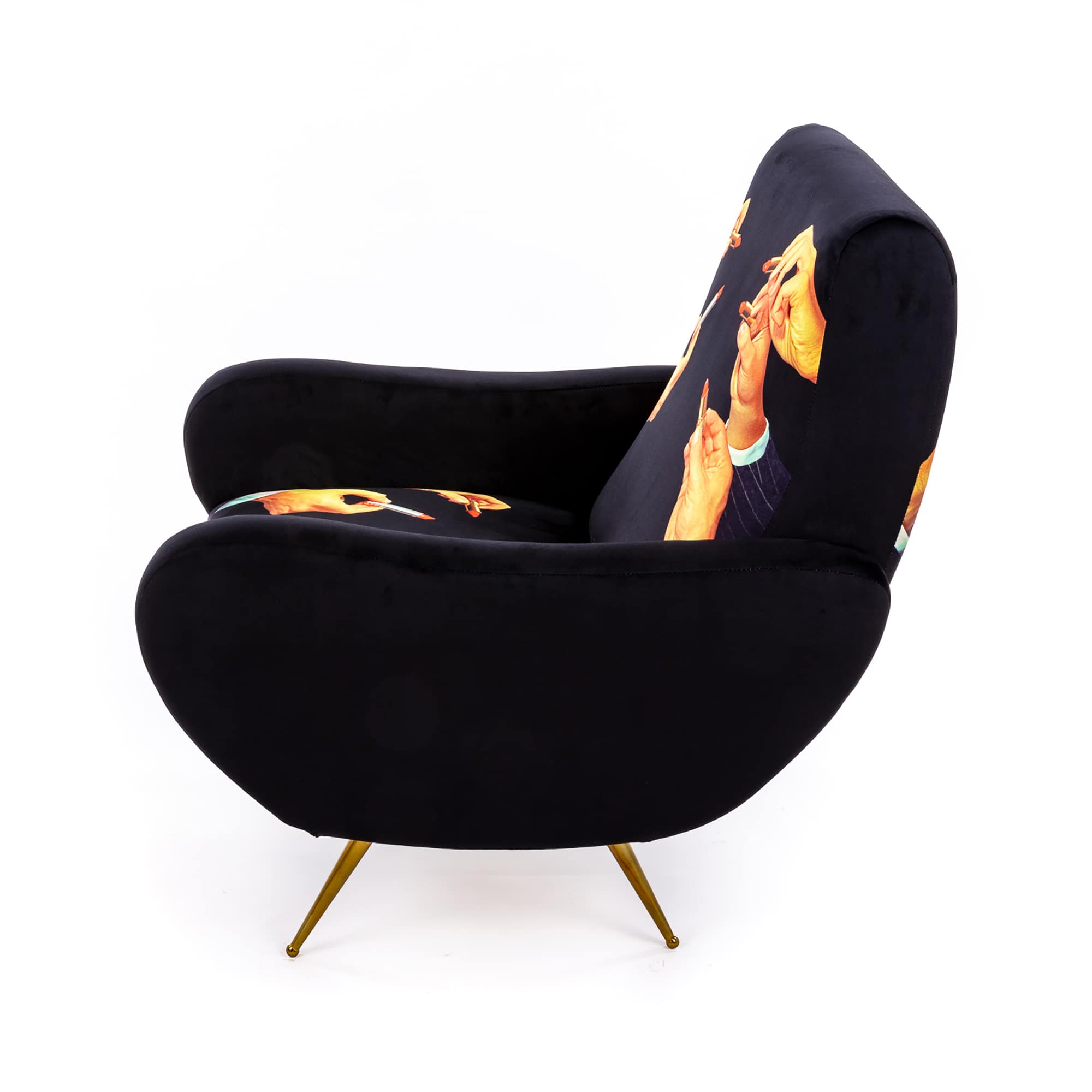 Armchair Lipstick Black detail image - Resin Society