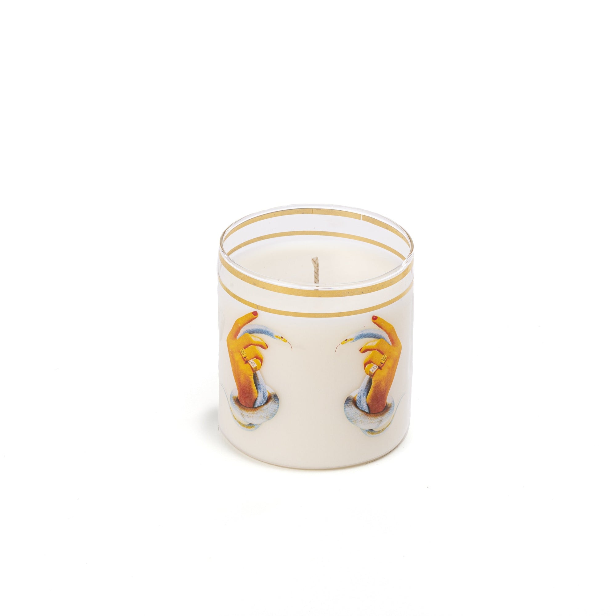Glass Candle Hands with Snakes by DEKOR - Resin Society