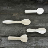 Set of 12 pre-shaped linden wood spoon carving blanks in four different profiles