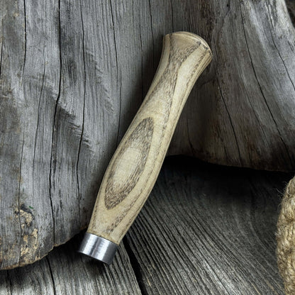 Set of 5 handcrafted ash wood handles for carving knives and hand tool repair