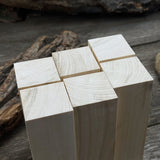 Set of 6 large linden wood carving blanks by Sharky Forged Steel Tools