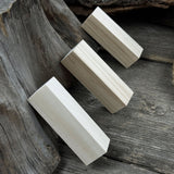Set of 6 medium rectangular linden wood carving blanks by Sharky Forged Steel Tools