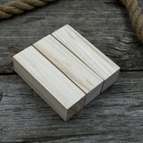 Set of 6 medium rectangular linden wood carving blanks by Sharky Forged Steel Tools