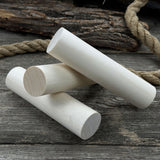 Set of 6 round linden wood carving blanks by Sharky Forged Steel Tools