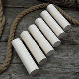 Set of 6 round linden wood carving blanks by Sharky Forged Steel Tools