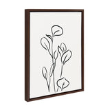 Sylvie Botanical Sketch Print No 3 Framed Canvas by kateandlaurel - product image 20 for Resin Society
