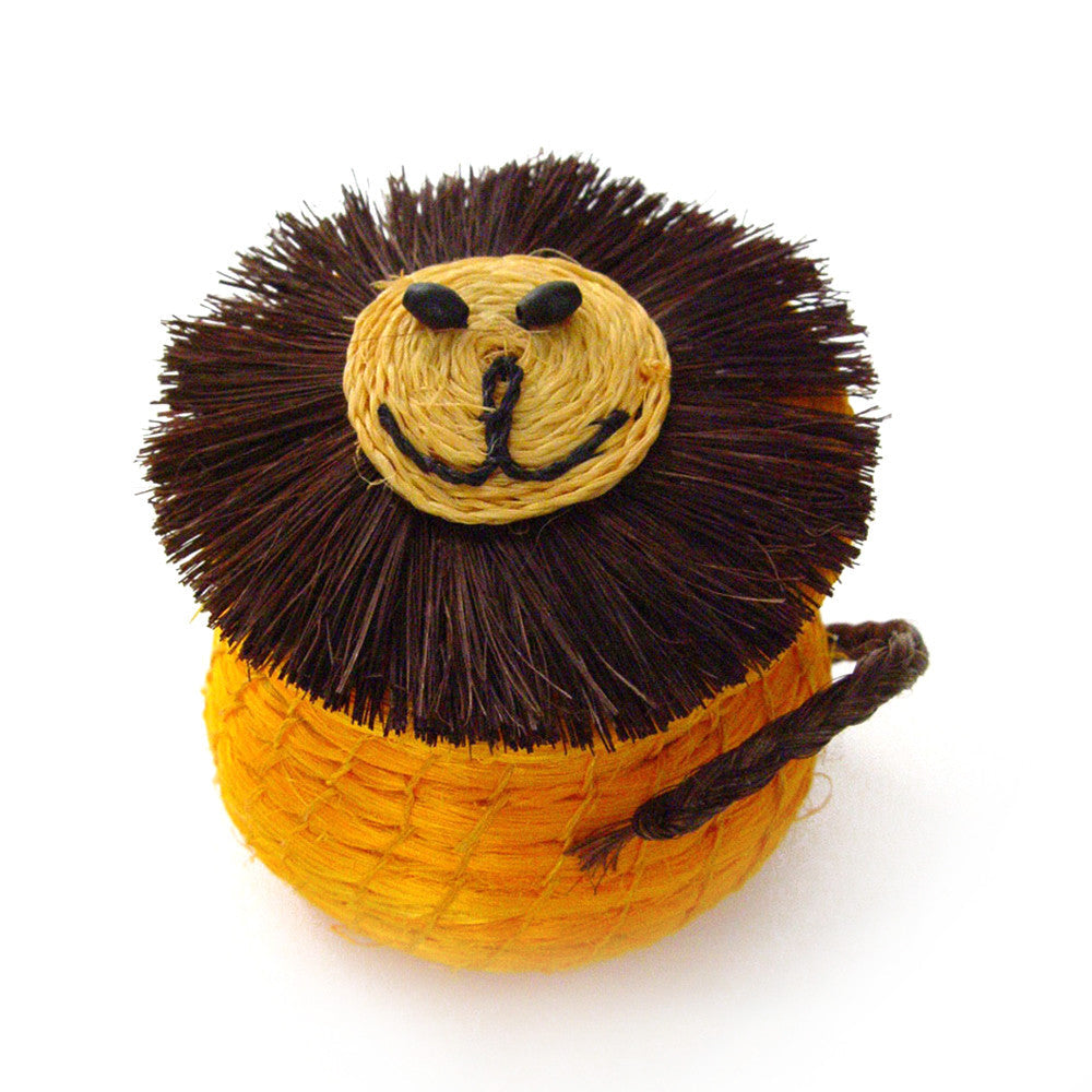 Lion Tiny Basket by Mbare Ltd - main product image for Resin Society