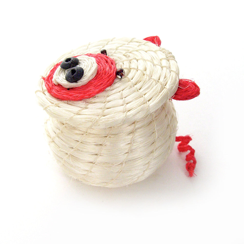 Clever Piggy Tiny Basket by Mbare Ltd - product image 2 for Resin Society
