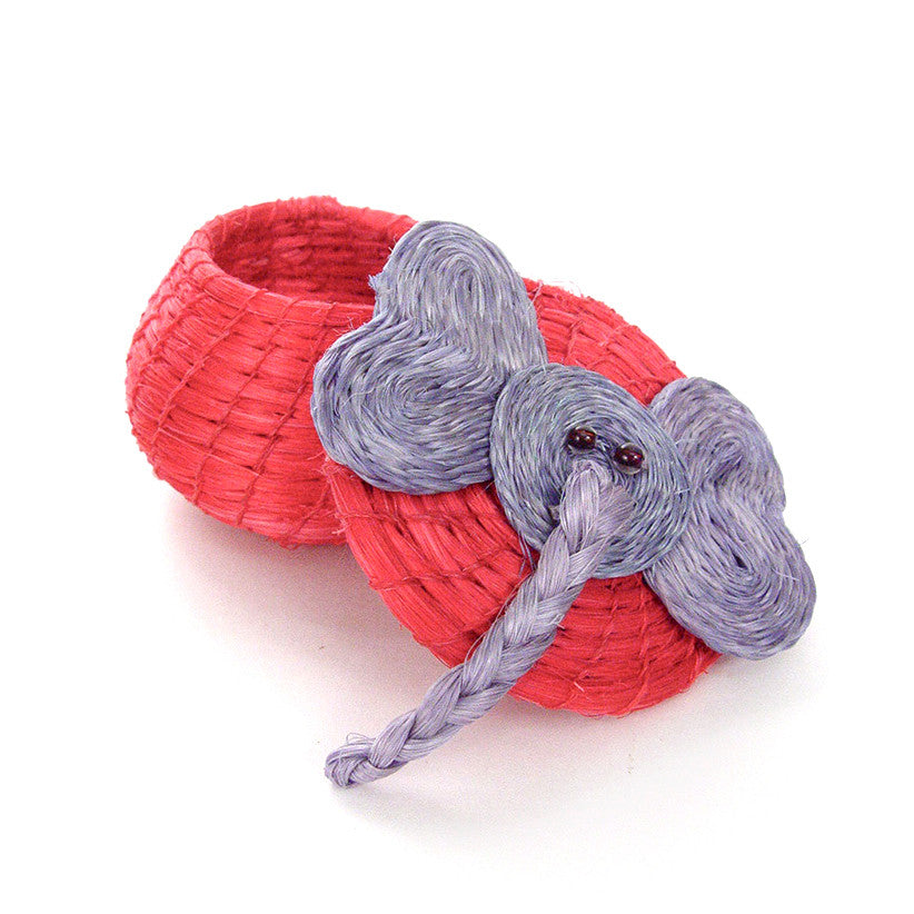 Elephant Tiny Basket - Pink by Mbare Ltd - product image 3 for Resin Society