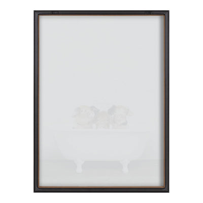 Blake Three Little Pigs in Vintage Bathtub Framed Printed Glass by kateandlaurel - product image 4 for Resin Society