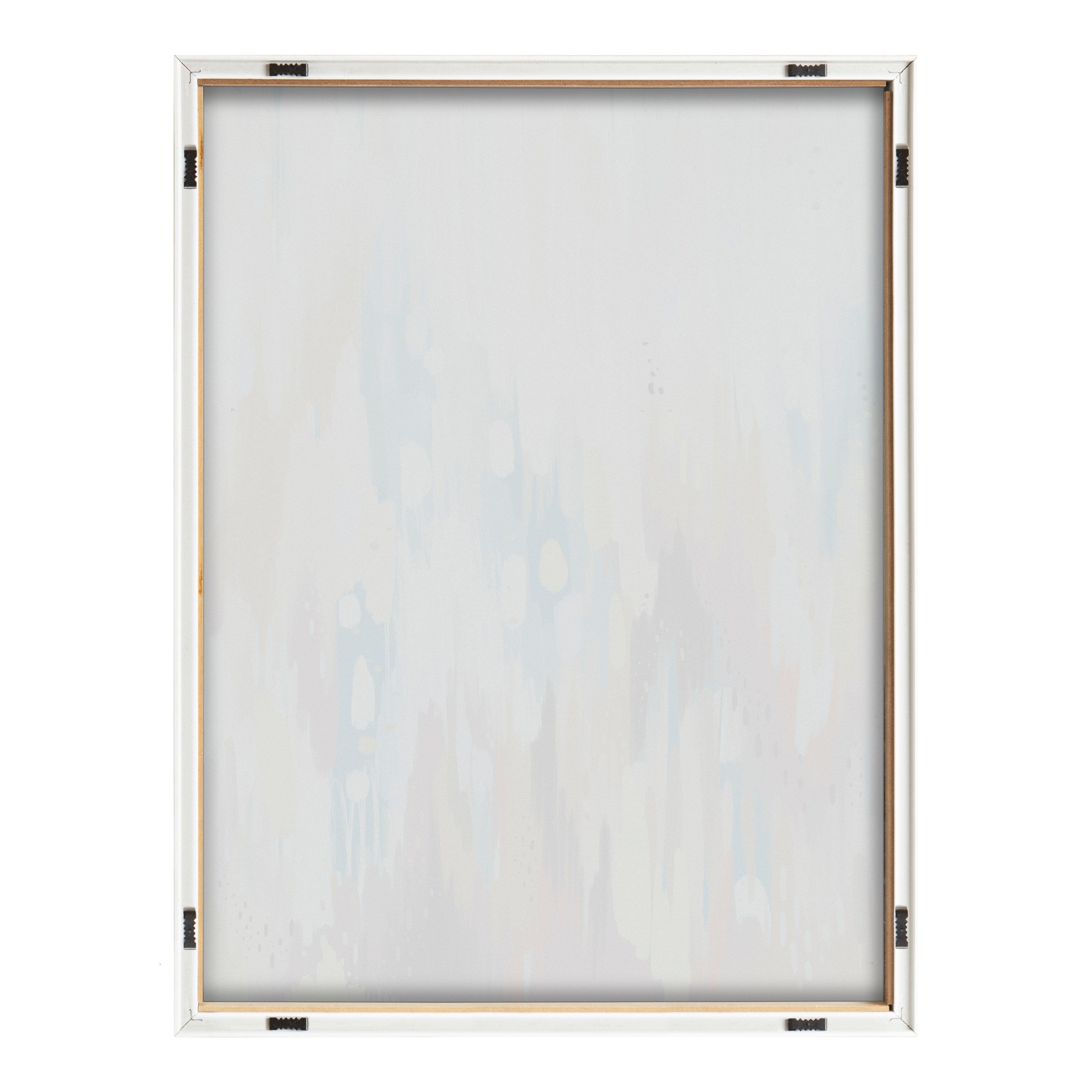 Blake Brushstroke 133 Framed Printed Glass by kateandlaurel - product image 12 for Resin Society