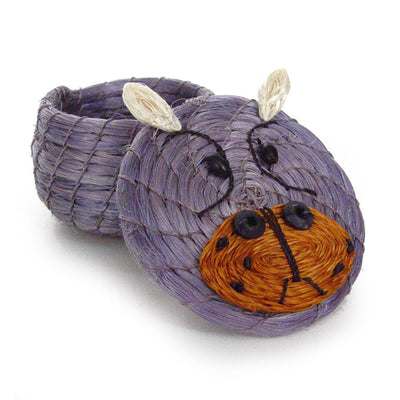 Happy Hippo Tiny Basket by Mbare Ltd - product image 3 for Resin Society